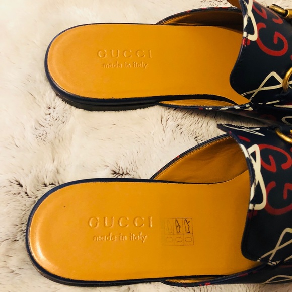 🔥Rare🔥Gucci Ghost Princetown Horsebit Detail Slippers - Picture 6 of 8